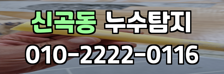 신곡동 누수탐지 비용