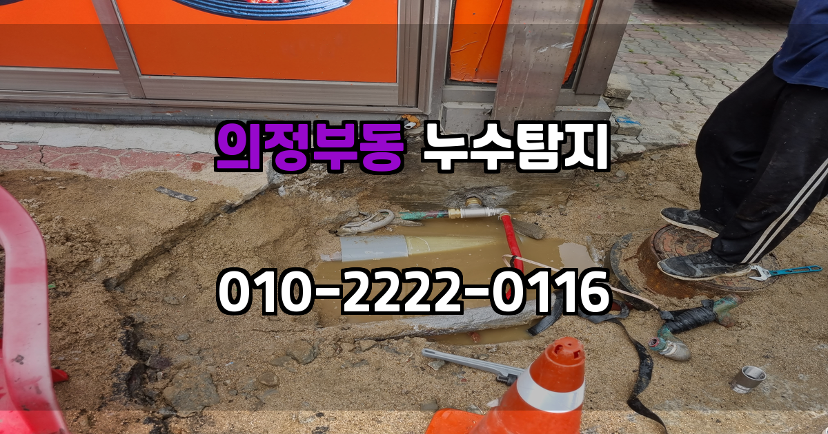 의정부동 누수탐지