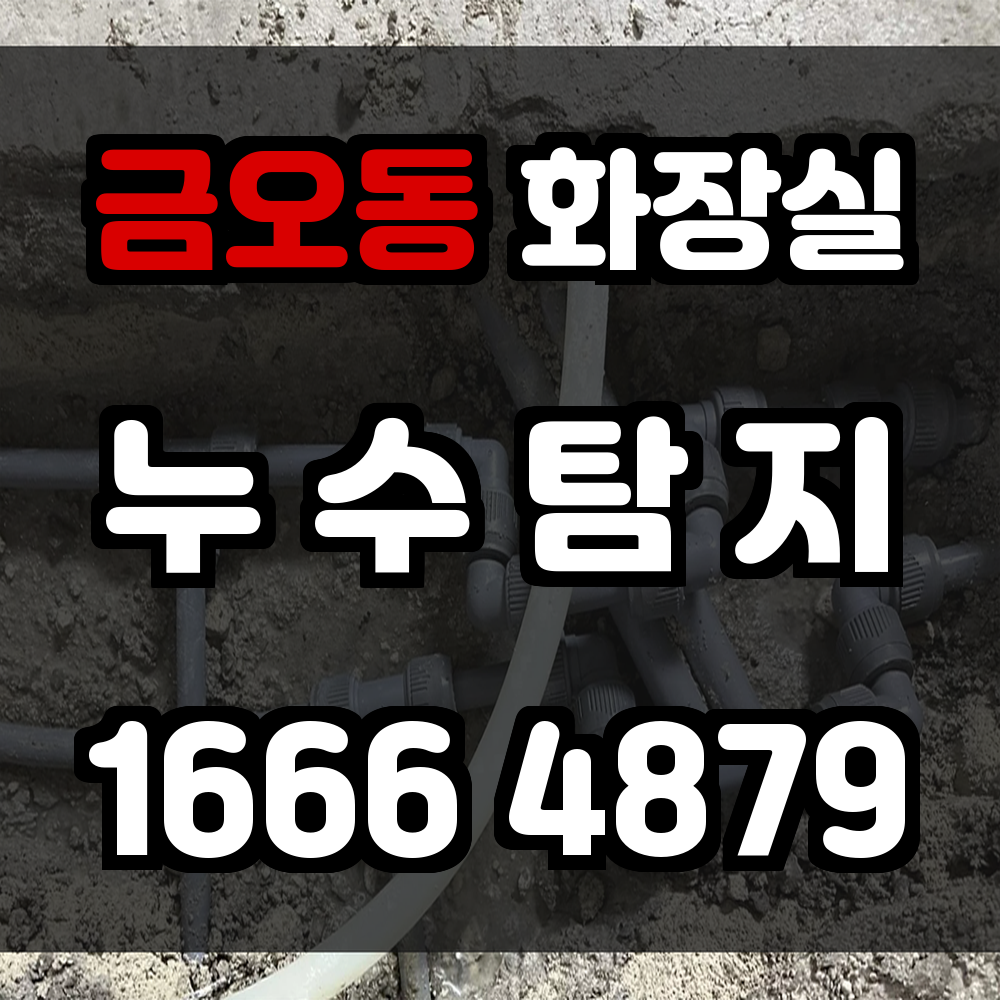 금오동 화장실 누수