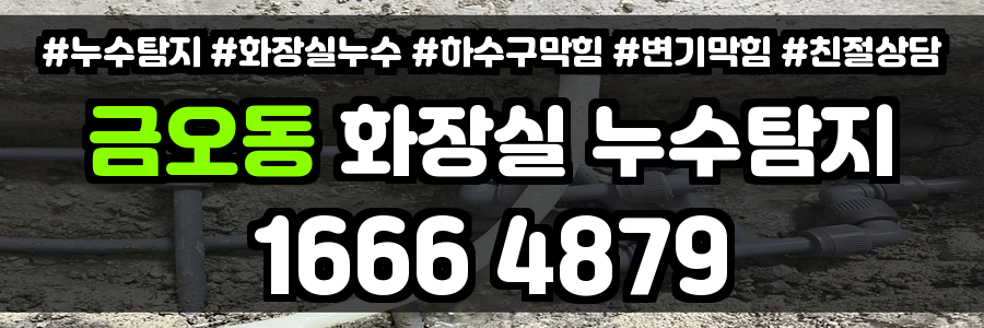 금오동 화장실 누수