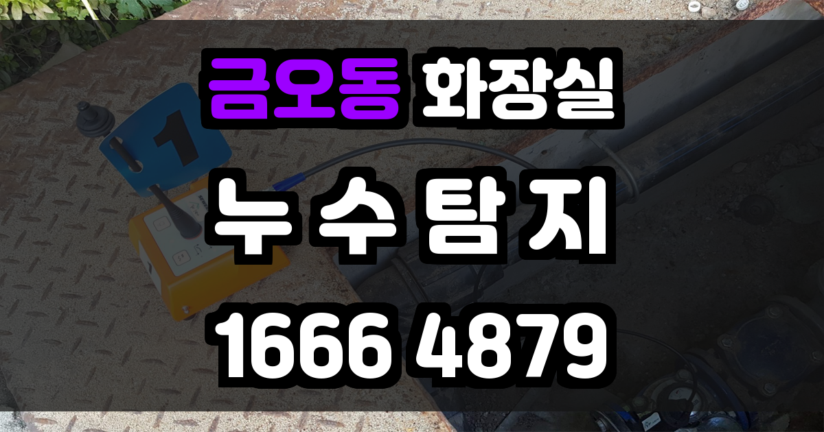 금오동 화장실 누수