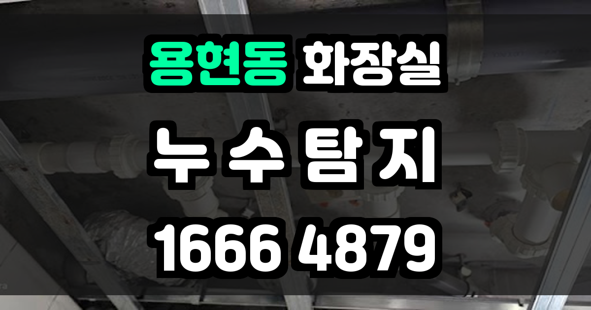 용현동 화장실 누수