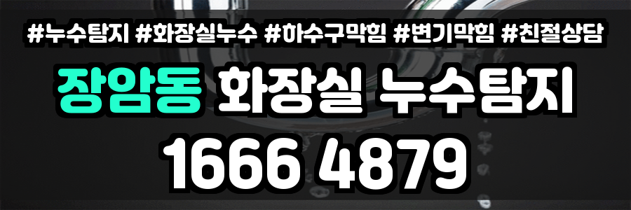 장암동 화장실 누수