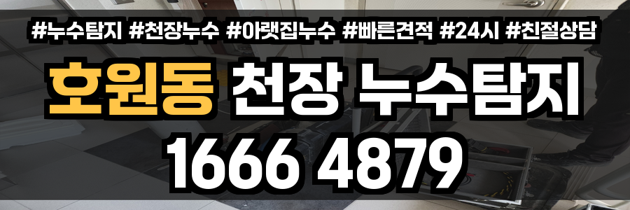 호원동 천장 누수