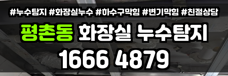 평촌동 화장실 누수