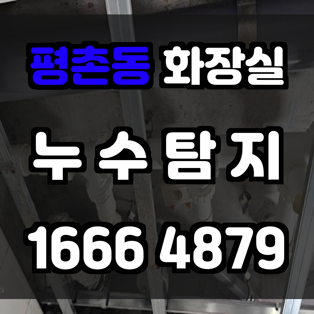 평촌동 화장실 누수