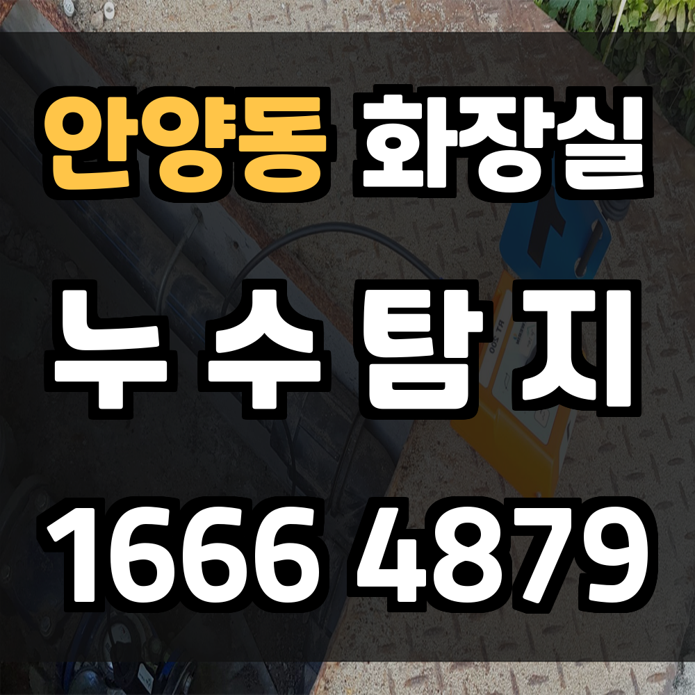안양동 화장실 누수탐지 빠른 원인 분석으로 손실 최소화