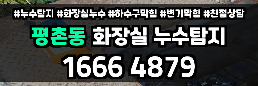 평촌동 화장실 누수