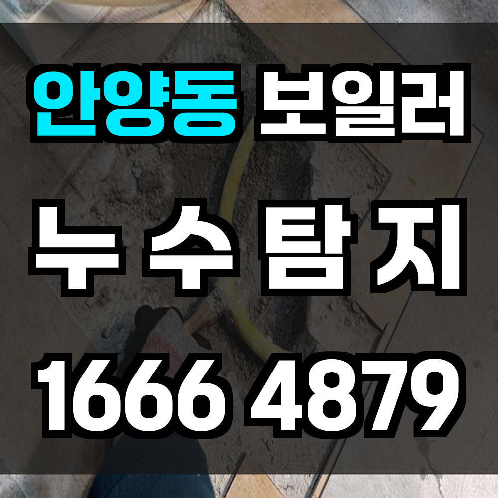 안양동 보일러 누수탐지 정밀 진단으로 문제 해결