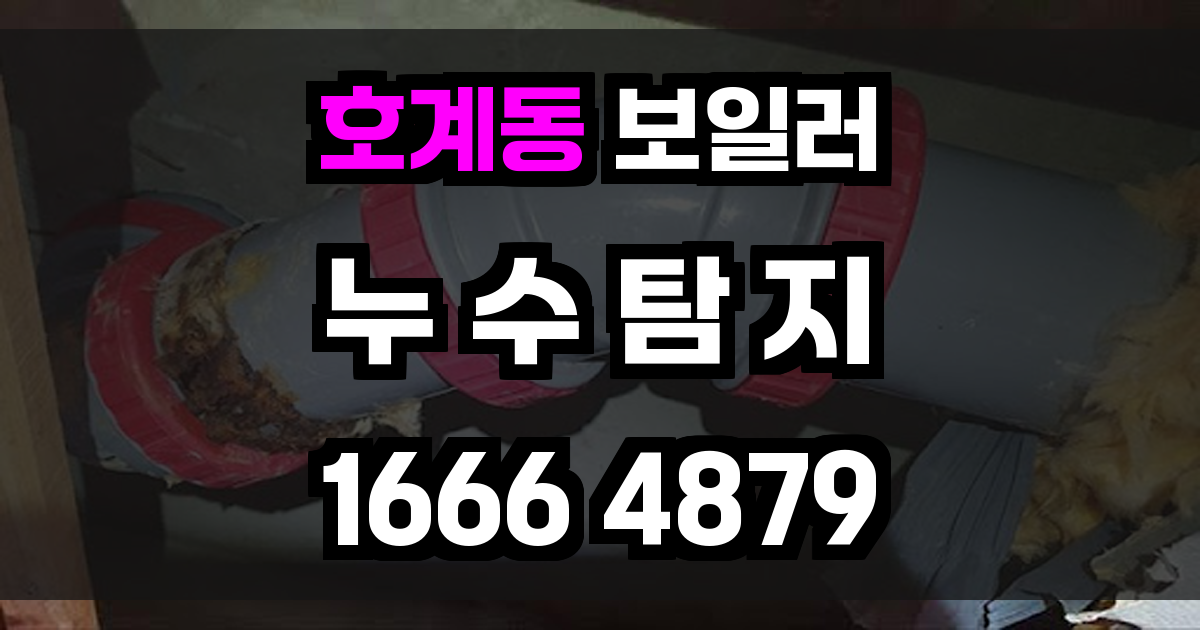 호계동 보일러 누수