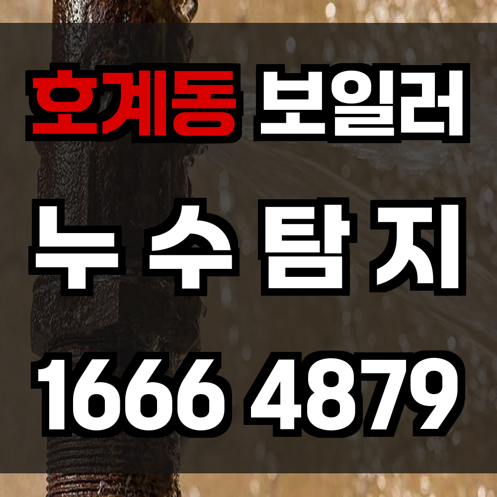 호계동 보일러 누수탐지 겨울철 대비는 지금부터