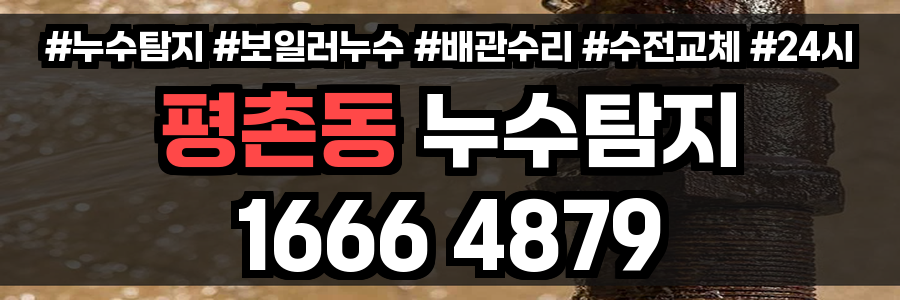 평촌동 누수탐지