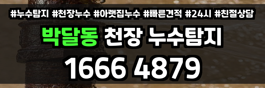 박달동 천장 누수