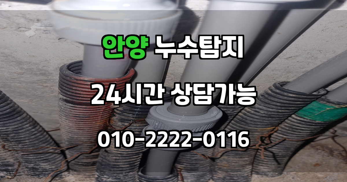 안양 누수탐지 서비스 지역