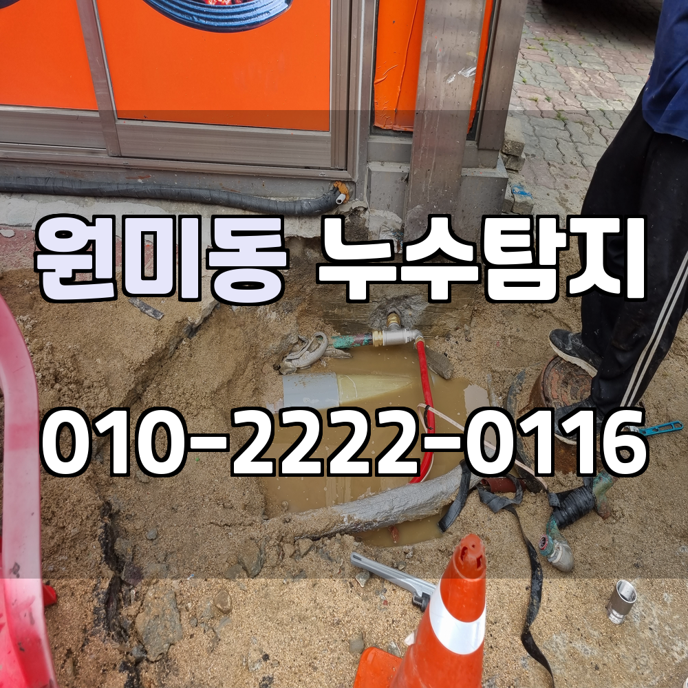 원미동 누수탐지 서비스 지역