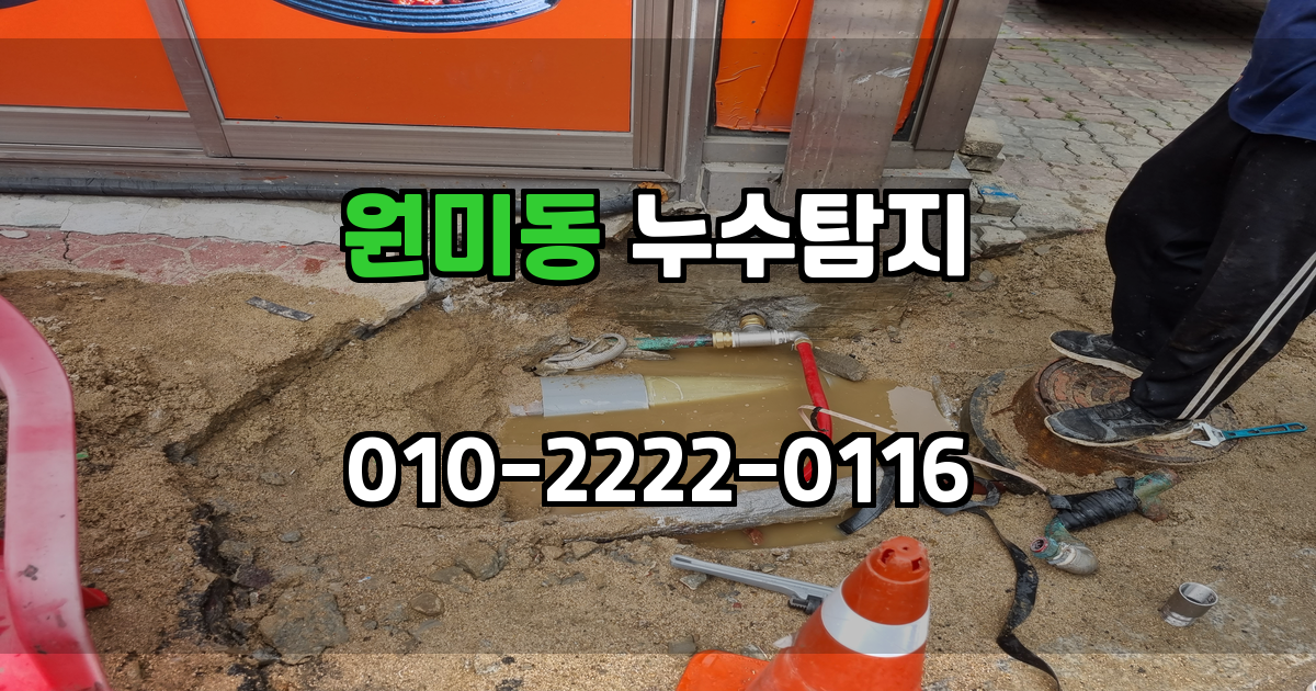 원미동 누수탐지