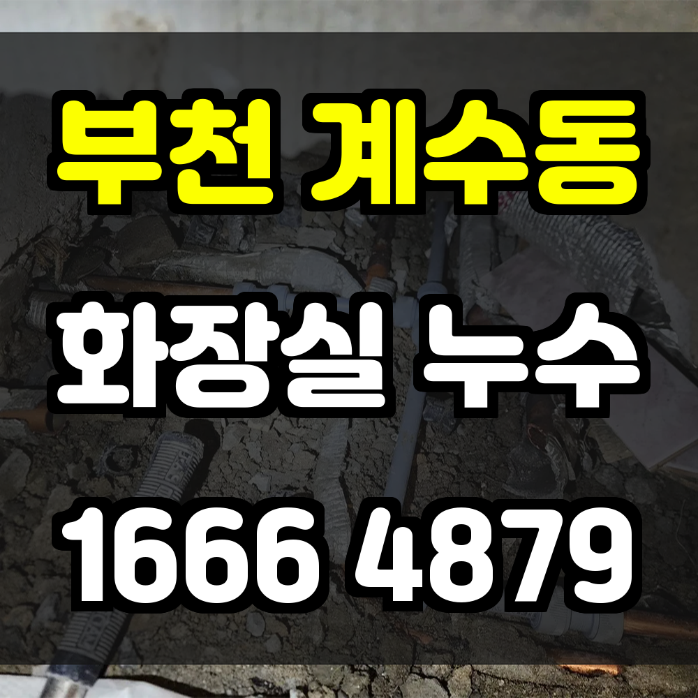 부천 계수동 화장실 누수