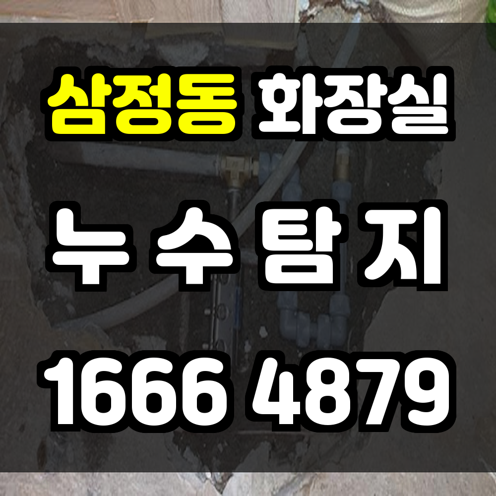 삼정동 화장실 누수