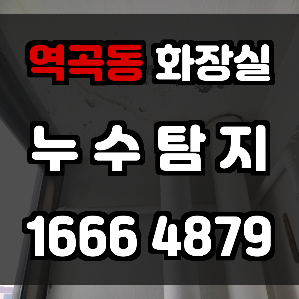 역곡동 화장실 누수탐지 구조 파악부터 해결안까지 완벽하게