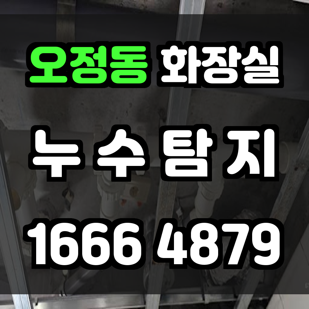 오정동 화장실 누수탐지 다양한 건물 구조에 최적화된 맞춤 진단 서비스