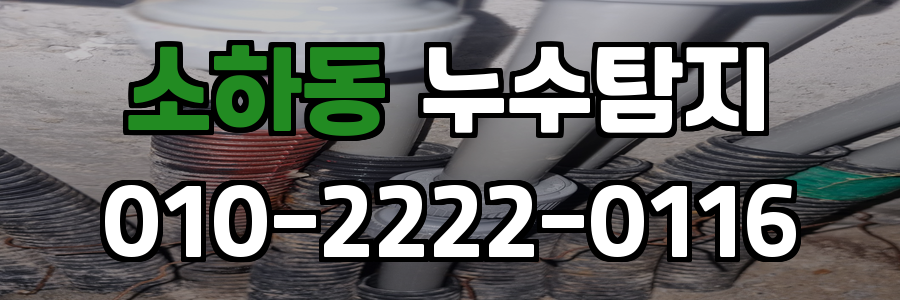 소하동 누수탐지 비용