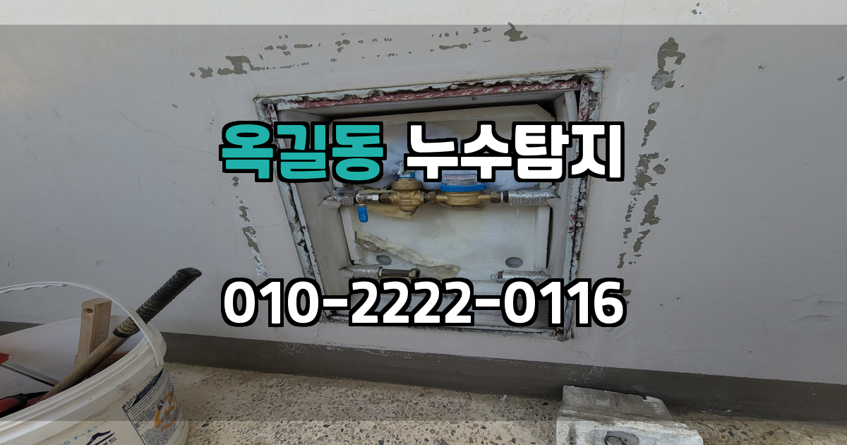 옥길동 누수탐지