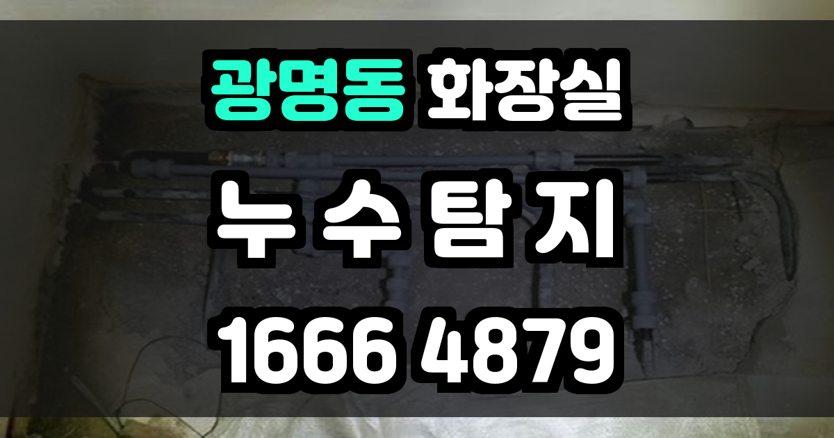 광명동 화장실 누수