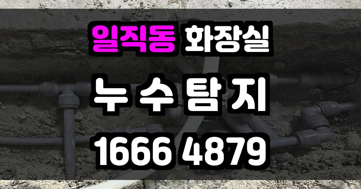 일직동 화장실 누수