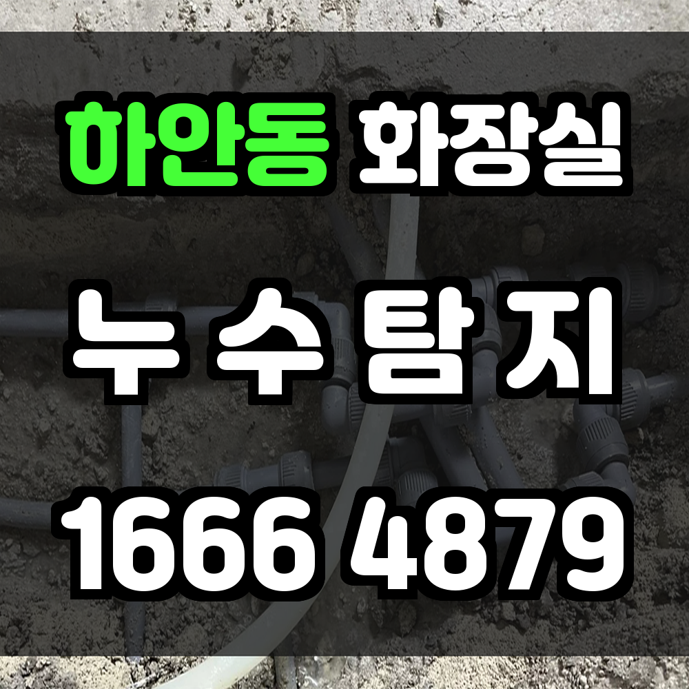 하안동 화장실 누수탐지 생활 속 불편을 줄이는 정밀 진단 서비스