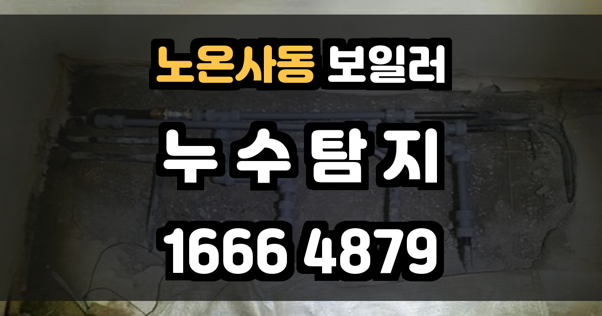 노온사동 보일러 누수