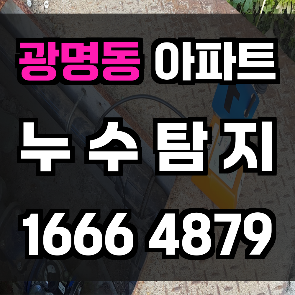 광명동 아파트 누수탐지 정밀 점검으로 손상 없이 해결하세요