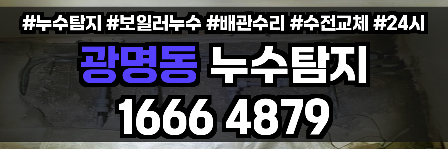 광명동 누수탐지