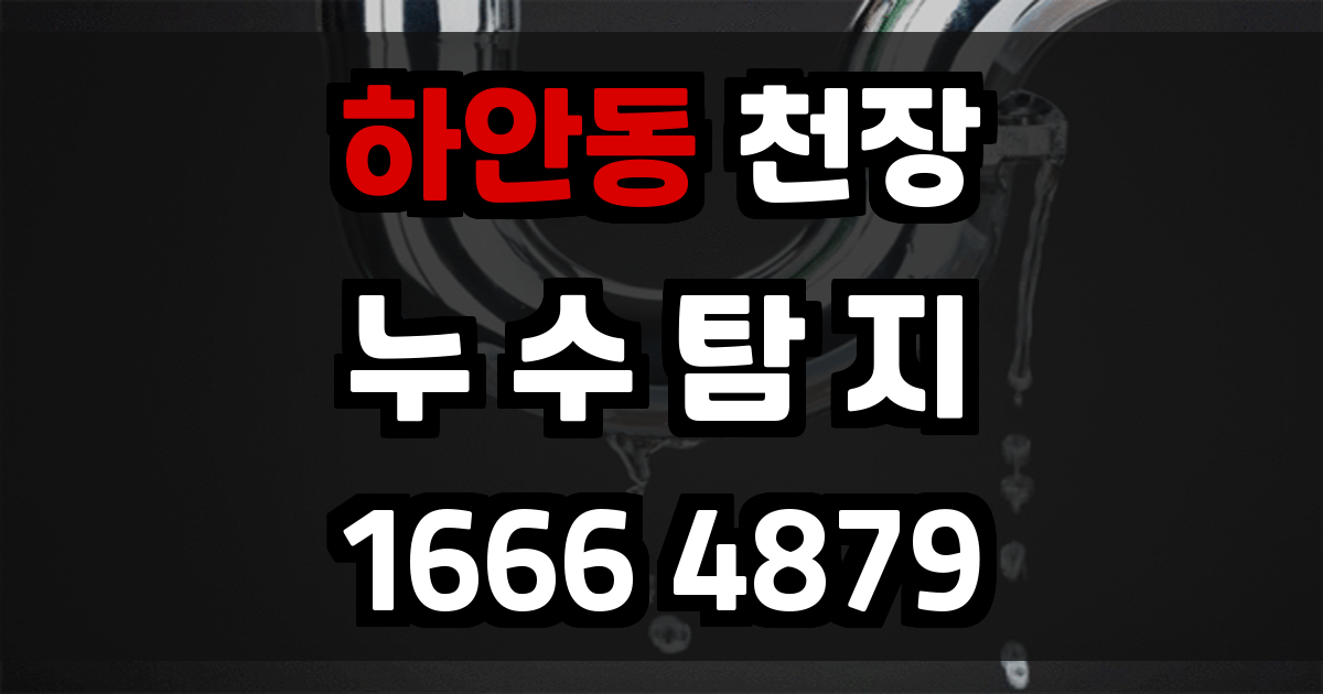 하안동 천장 누수