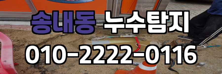 송내동 누수탐지 비용
