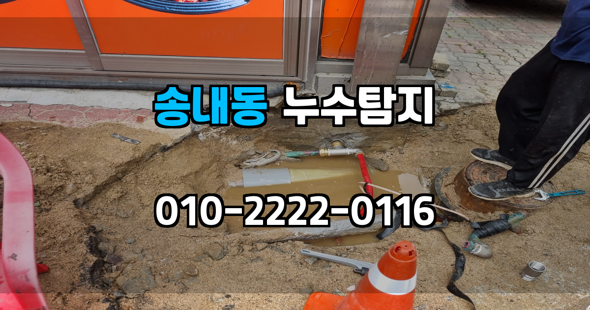 송내동 누수탐지