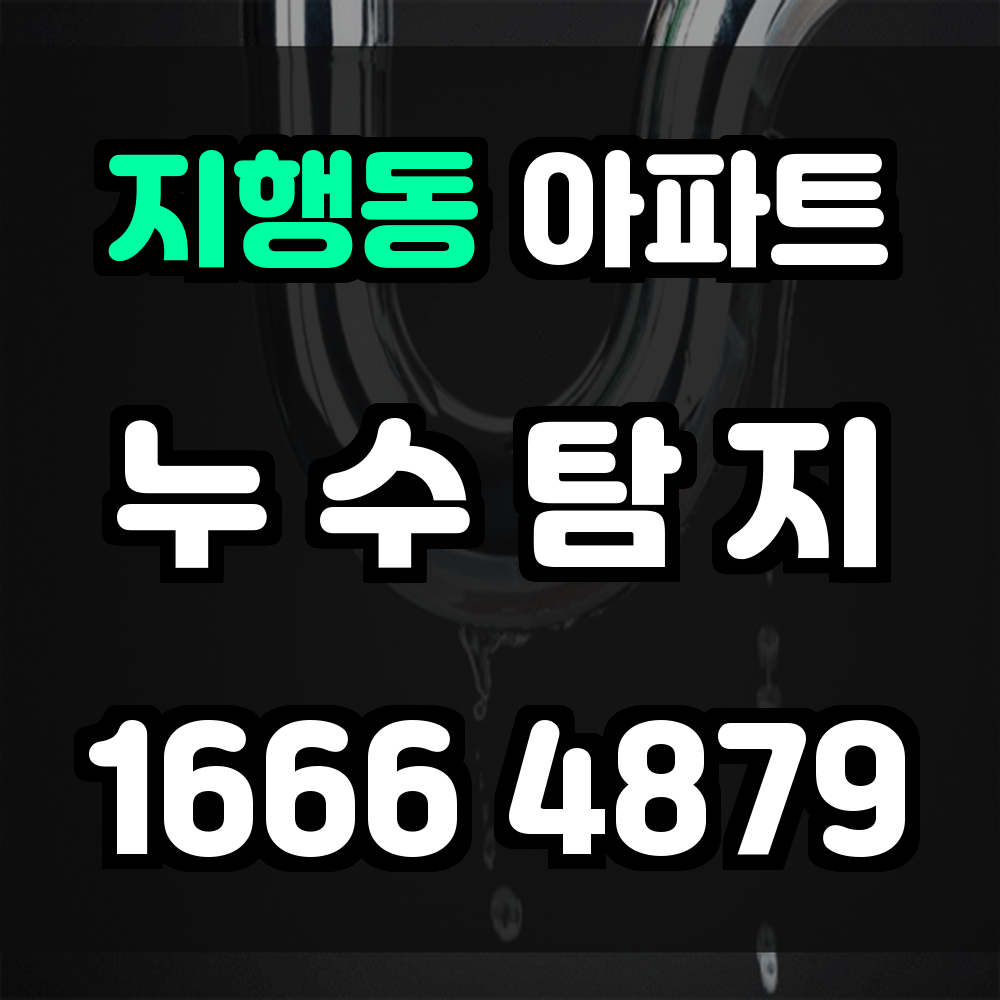 지행동 아파트 누수탐지 보이지 않는 누수까지 정확하게 잡아드립니다