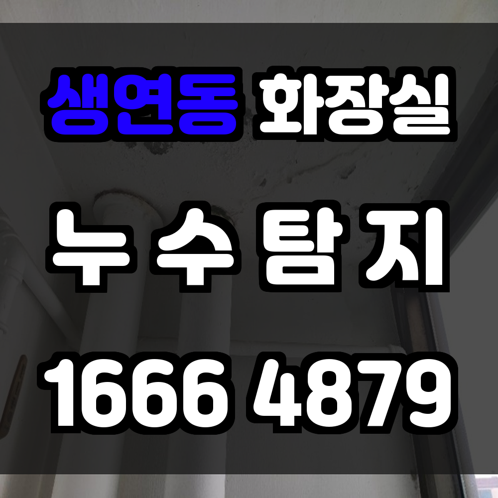 생연동 화장실 누수