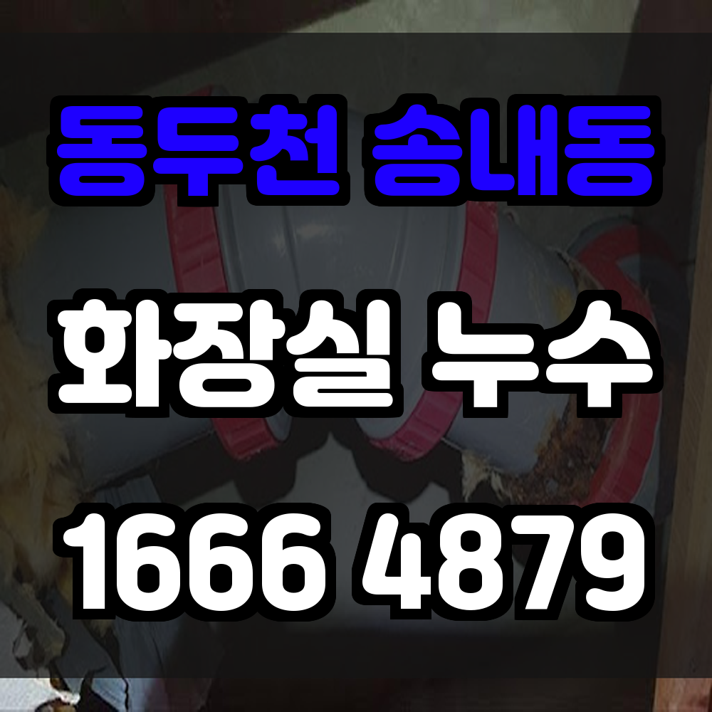 동두천 송내동 화장실 누수