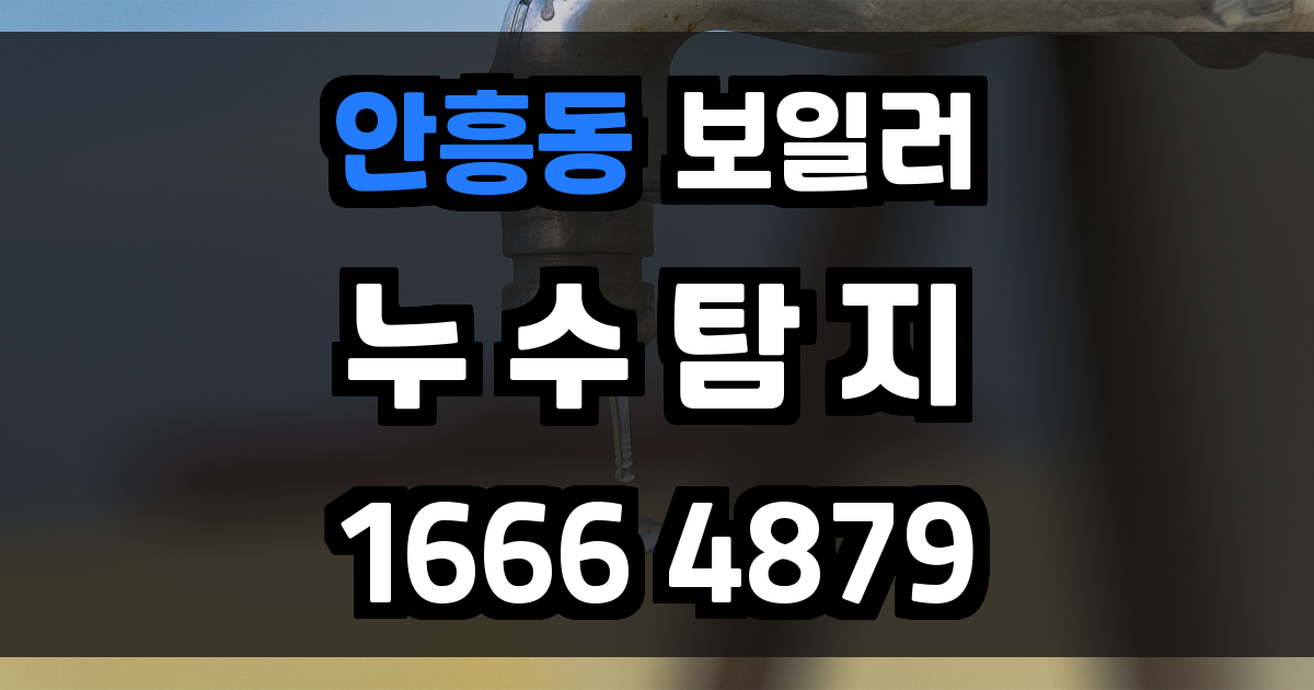 안흥동 보일러 누수