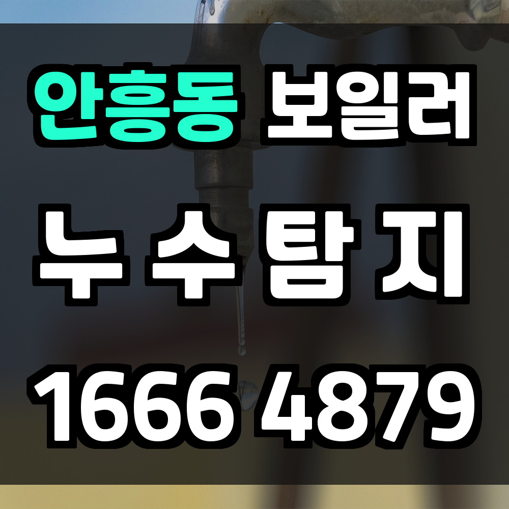 안흥동 보일러 누수탐지 바닥 해체 없이 문제를 정확히 진단