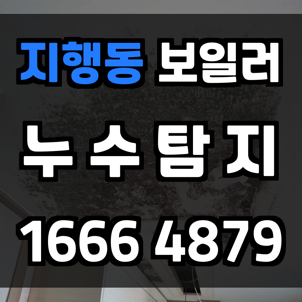 지행동 보일러 누수탐지 빠른 대응으로 난방 걱정 끝