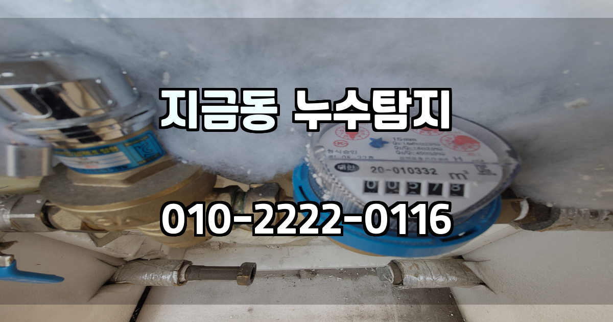 지금동 누수탐지