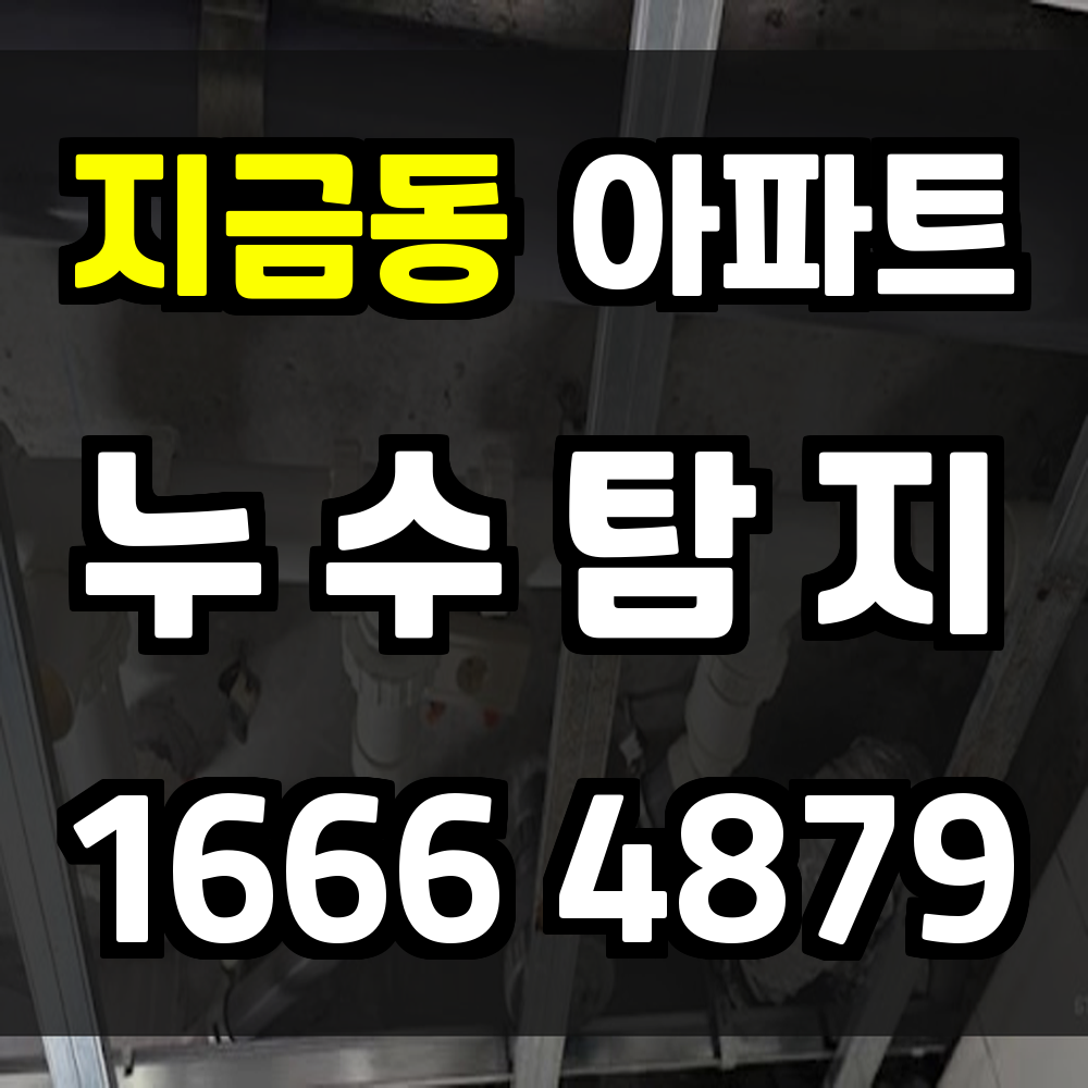 지금동 아파트 누수탐지 빠른 일정 설계와 최소 파손 전략