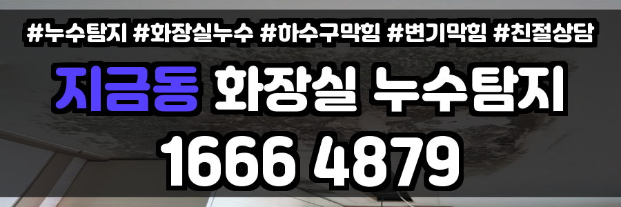 지금동 화장실 누수