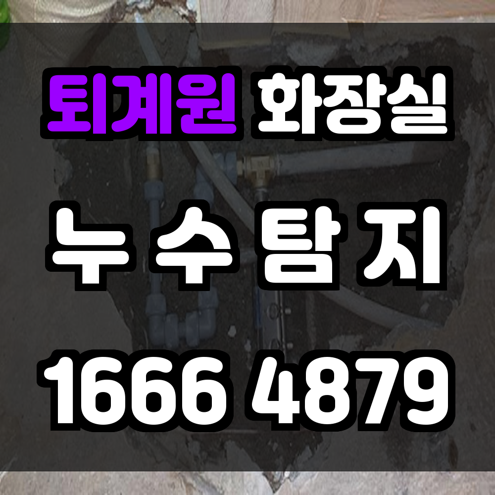 퇴계원읍 화장실 누수탐지 정확한 진단으로 비용과 피해를 줄이는 해결책