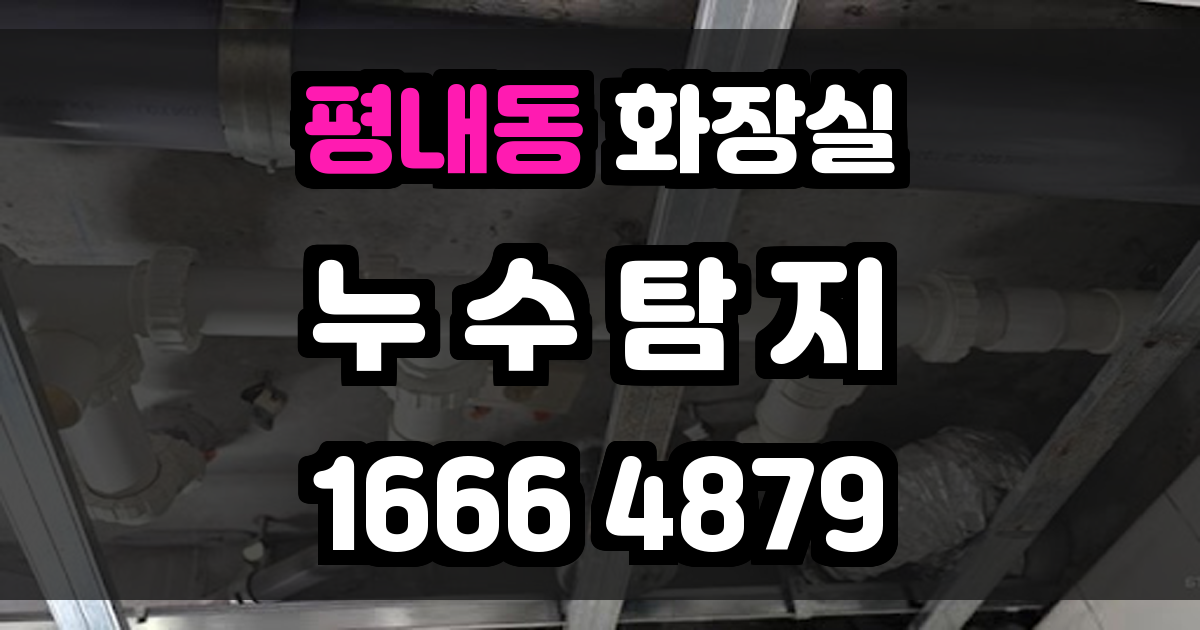 평내동 화장실 누수