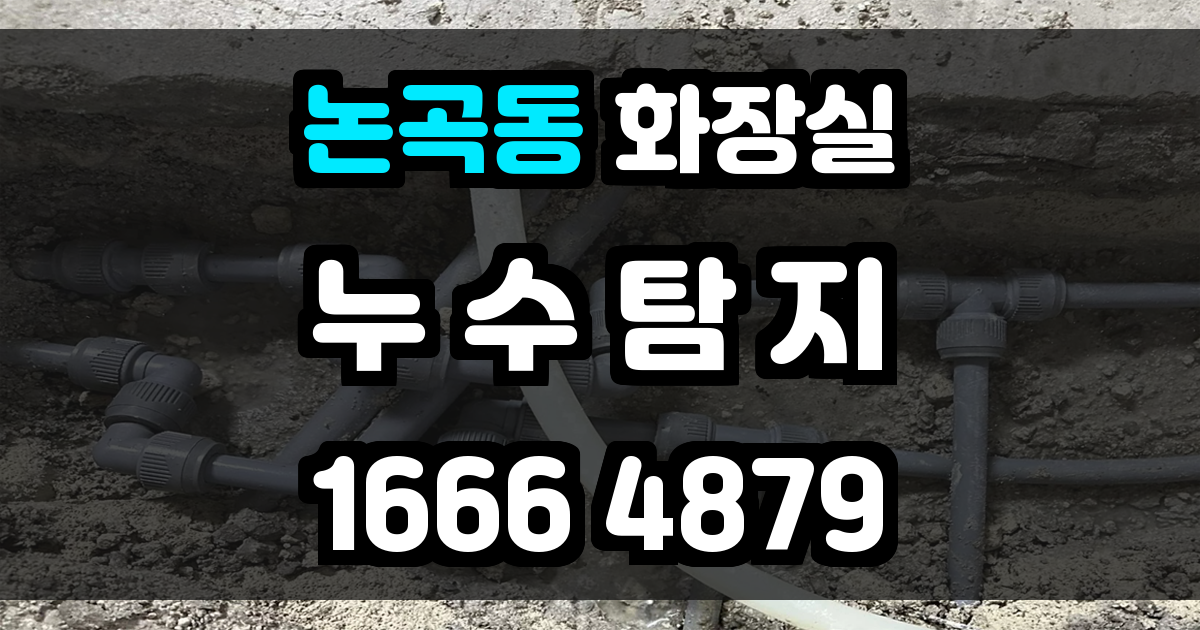 논고동 화장실 누수