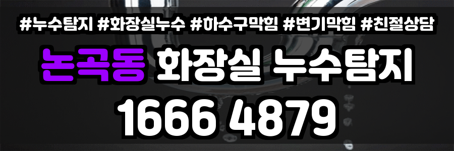 논곡동 화장실 누수