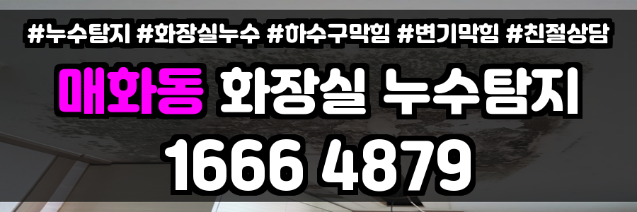 매화동 화장실 누수