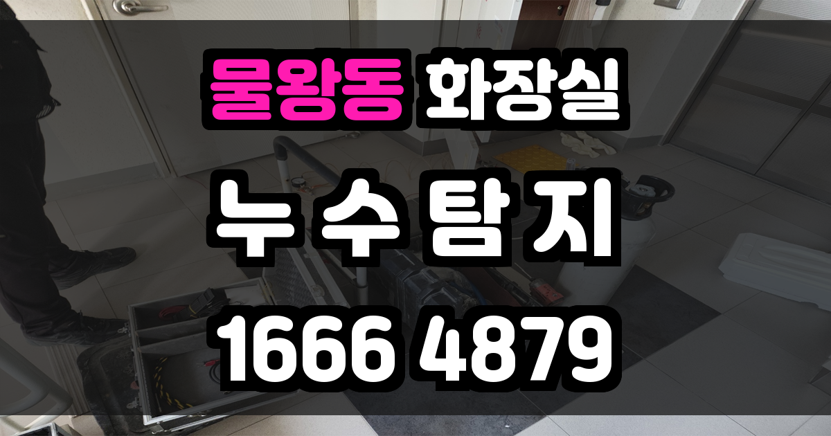 물왕동 화장실 누수